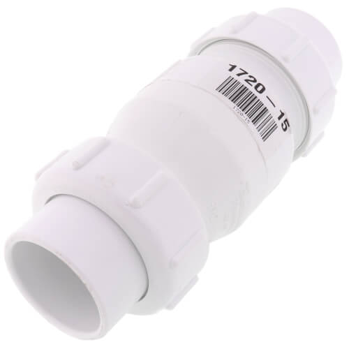 NDS NDS 1720-15 Series 1700 1-1/2 in. Plastic Union Slip Swing Check Valve