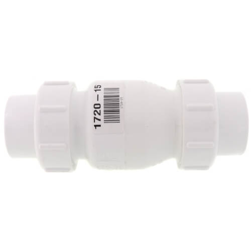 NDS NDS 1720-15 Series 1700 1-1/2 in. Plastic Union Slip Swing Check Valve