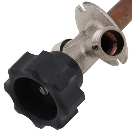 PRIER Prier 478-10 400 Series Half-Turn Freezeless Wall Hydrant 10 Length 1/2 MPT x 1/2 SWT Inlet