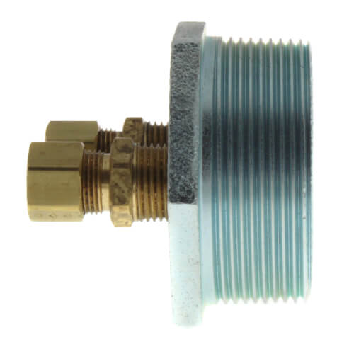 RW BECKETT Beckett 14468 2 in NPT 3-Way Tap Duplex Tank Bushing