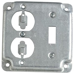 STEEL CITY Steel City RS2 Square Box Surface Cover 5 Cubic Inches 4 Inch Square x 1/2 Inch Deep