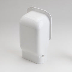SLIMDUCT Slimduct 85216 5-1/2 x 5-1/2 in. Flat 90 Degree Elbow in White