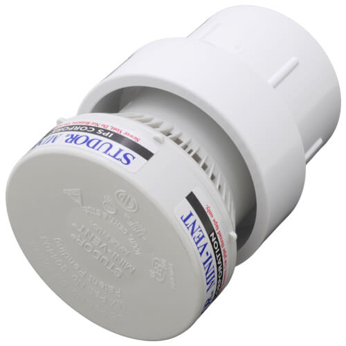 STUDOR Studor 20341 Mini-Vent Air Admittance Valve for 1-1/2 to 2 PVC