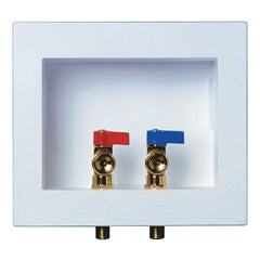 WATER-TITE Water-Tite 82056 Du-All 10-3/16 x 8-13/16 x 3-3/8 in. Washing Machine Brass PEX Connection Supply Box