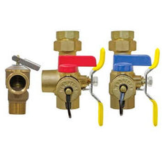 WEBSTONE Webstone H-44444WPR 1 IPS Isolator E-X-P E2 Tankless Water Heater Service Valve Kit w/ 150 PSI PRV