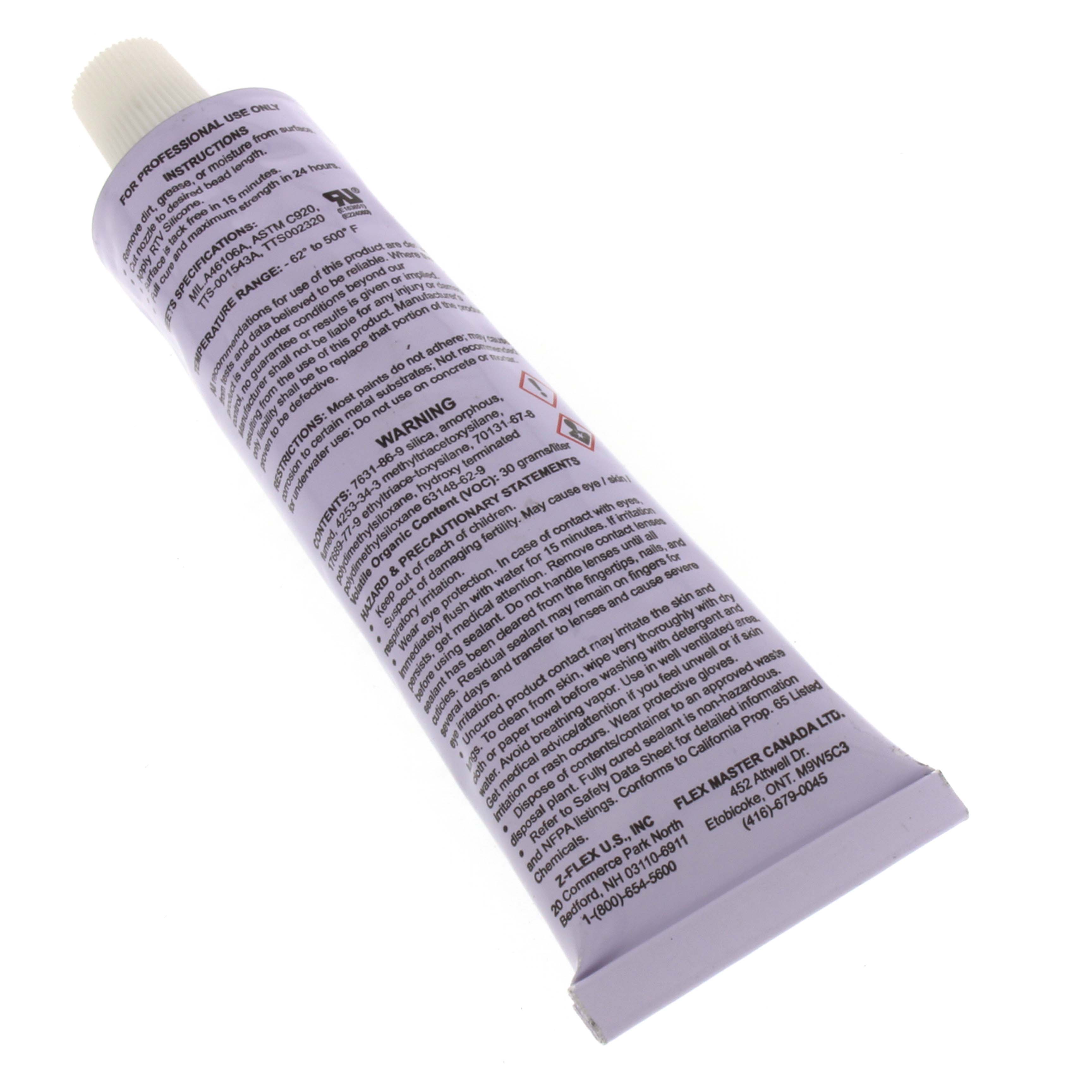 Z-FLEX Z-FLEX 2SILRRTV106X Z-Vent Sealant 3 Oz