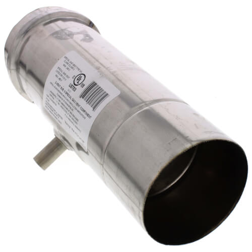 Z-FLEX Z-FLEX 2SVEDWCF03 Z-Vent (Single Wall, AL29-4C Special Gas Vent) Horizontal Drain Pipe 3 Diameter