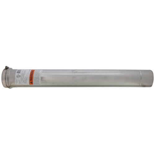 Z-FLEX Z-FLEX 2SVEPWCF0302 Z-Vent (Single Wall, AL29-4C Special Gas Vent) Pipe 3 x 2'