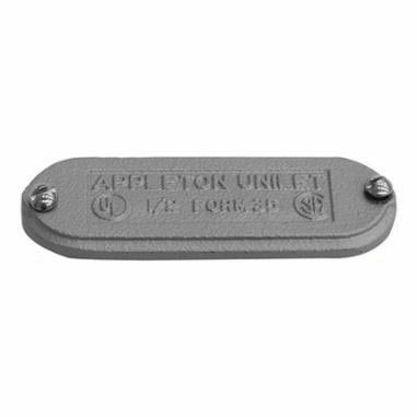 APPLETON Appleton K125&150-CM Blank Conduit Body Cover 1-1/4 to 1-1/2 in