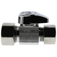 BRASSCRAFT Brasscraft G2CR34XC 1/2 Nom Comp x 1/2 OD Comp Straight Stop 1/4 Turn Lead Free