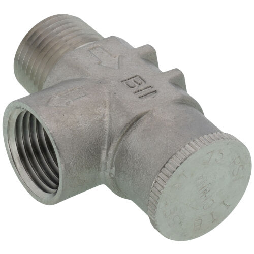 BOSHART Boshart SSRVN05-075 1/2 Stainless Steel Relief Valve 75 PSI