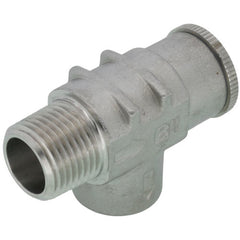 BOSHART Boshart SSRVN05-100 1/2 Stainless Steel Relief Valve Non-Adjustable 100 PSI Lead Free