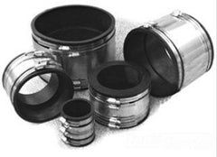 FERNCO Fernco 5056-44RC Clamp Plastic Coupling with Stainless Steel Band