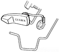 GERBER Gerber G0099571KT Left-Hand Trip Lever in Polished Chrome