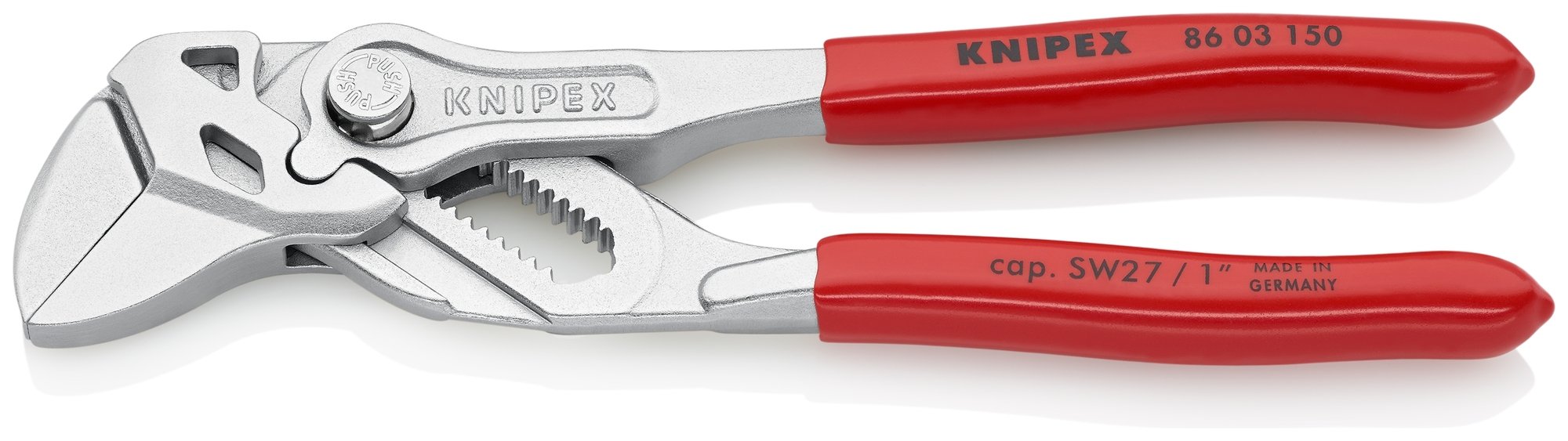 KNIPEX KNIPEX 8603150SBA Pliers Wrench 6 in. Plastic Coating