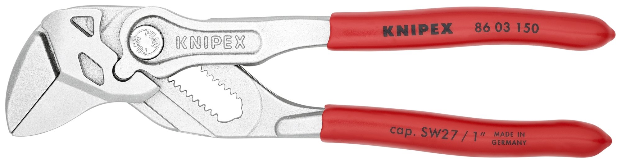 KNIPEX KNIPEX 8603150SBA Pliers Wrench 6 in. Plastic Coating