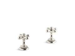 KOHLER KOHLER 98068-3-SN Artifacts Bathroom Sink Cross Handle in Vibrant Polished Nickel