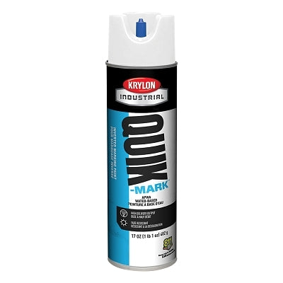 KRYLON Krylon A03901004 Quik-Mark Water-Based Inverted Marking Paint APWA Brilliant White