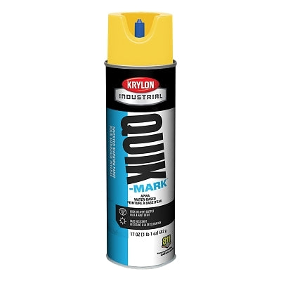 KRYLON Krylon A03801004 Quik-Mark Water-Based Inverted Marking Paint 12 oz Utility Yellow