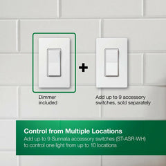 LUTRON Lutron STCL-153M-IV Sunnata LED+ Touch Dimmer 120V 150W LED or 600W Incandescent Replacement MPN