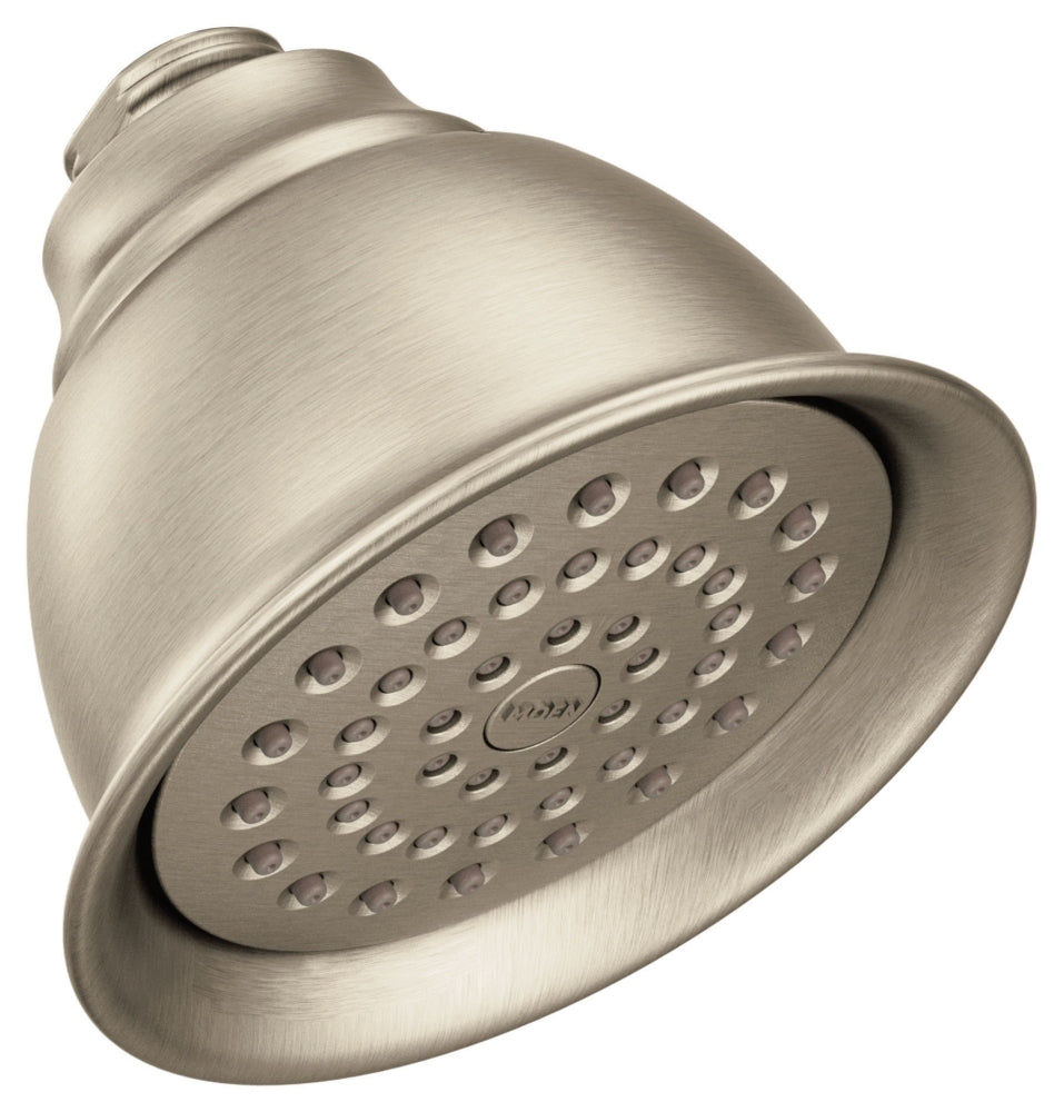 MOEN Moen 6302BN Showerhead Brushed Nickel 1-Function 4-3/8 Diameter Spray Head