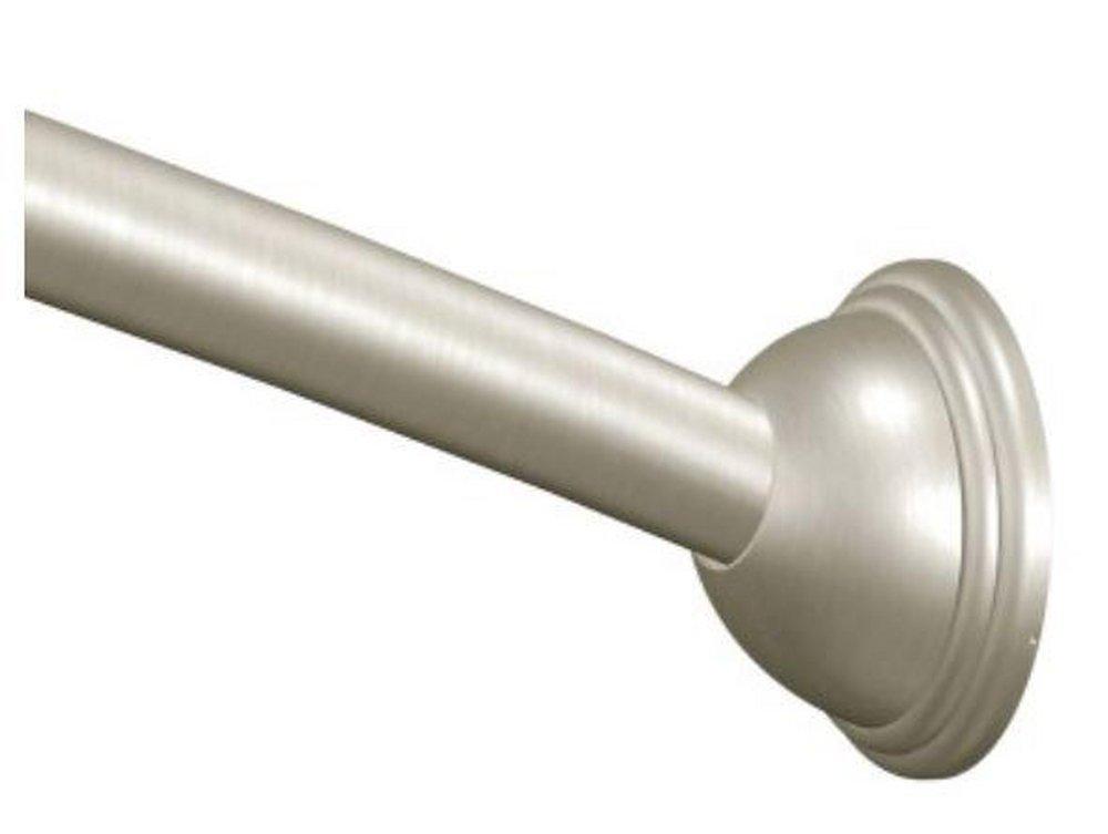 MOEN Moen CSR2165BN 60 in. Fixed Curved Shower Rod in Brushed Nickel
