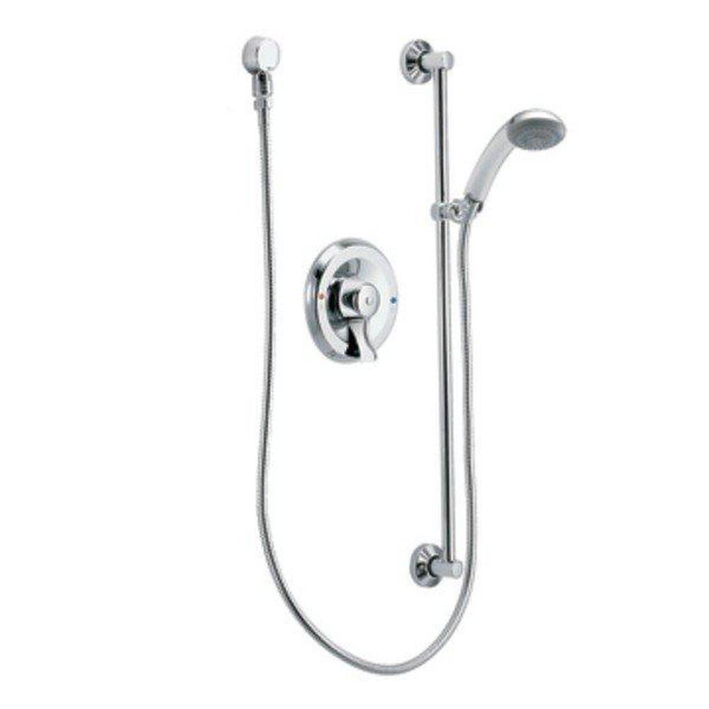 MOEN Moen T8346 Commercial 1.5 GPM Single Lever Handle Handheld Shower System in Polished Chrome