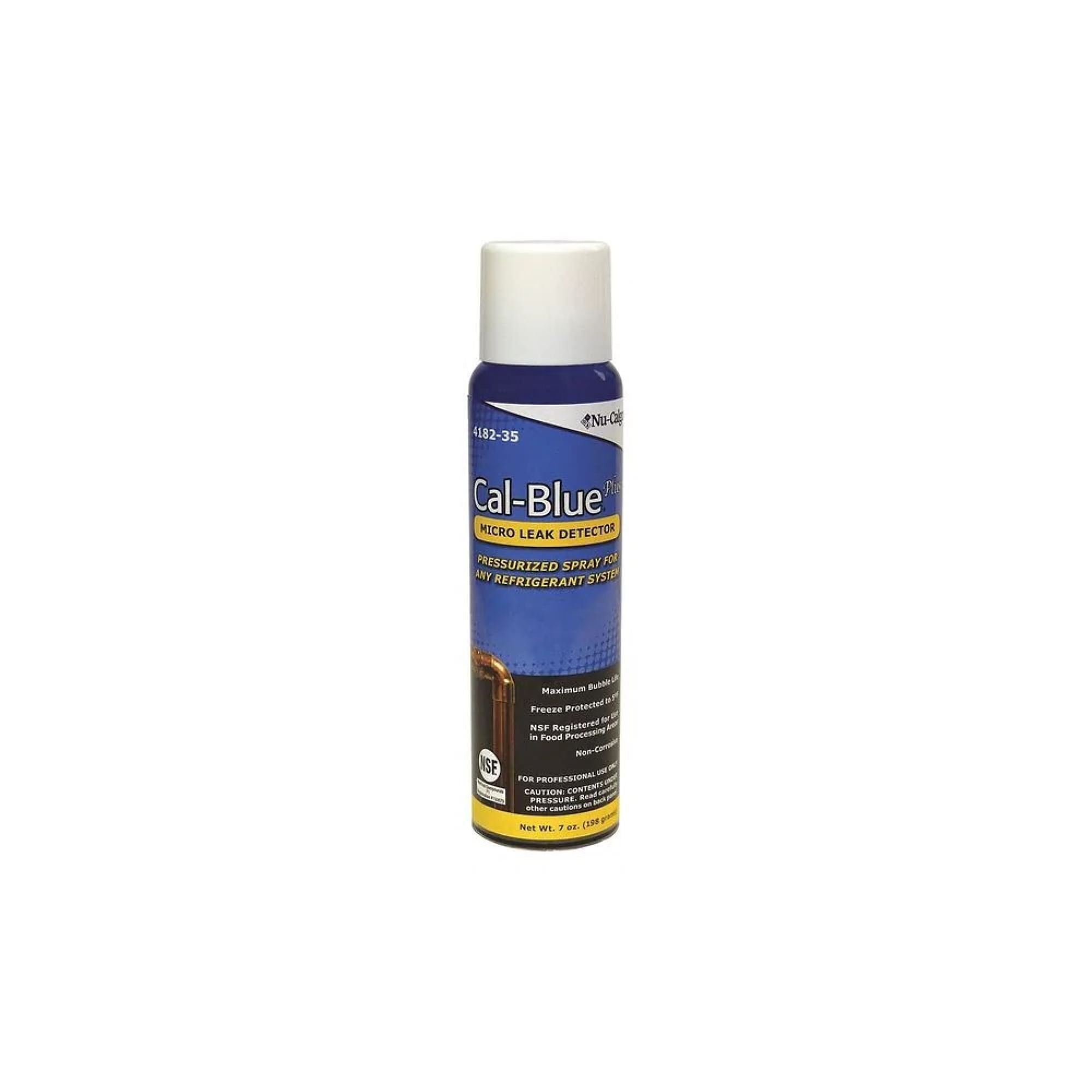 NU-CALGON Nu-Calgon 4182-35 Leak Detector 7 oz Pressurized Spray Cal-Blue Plus