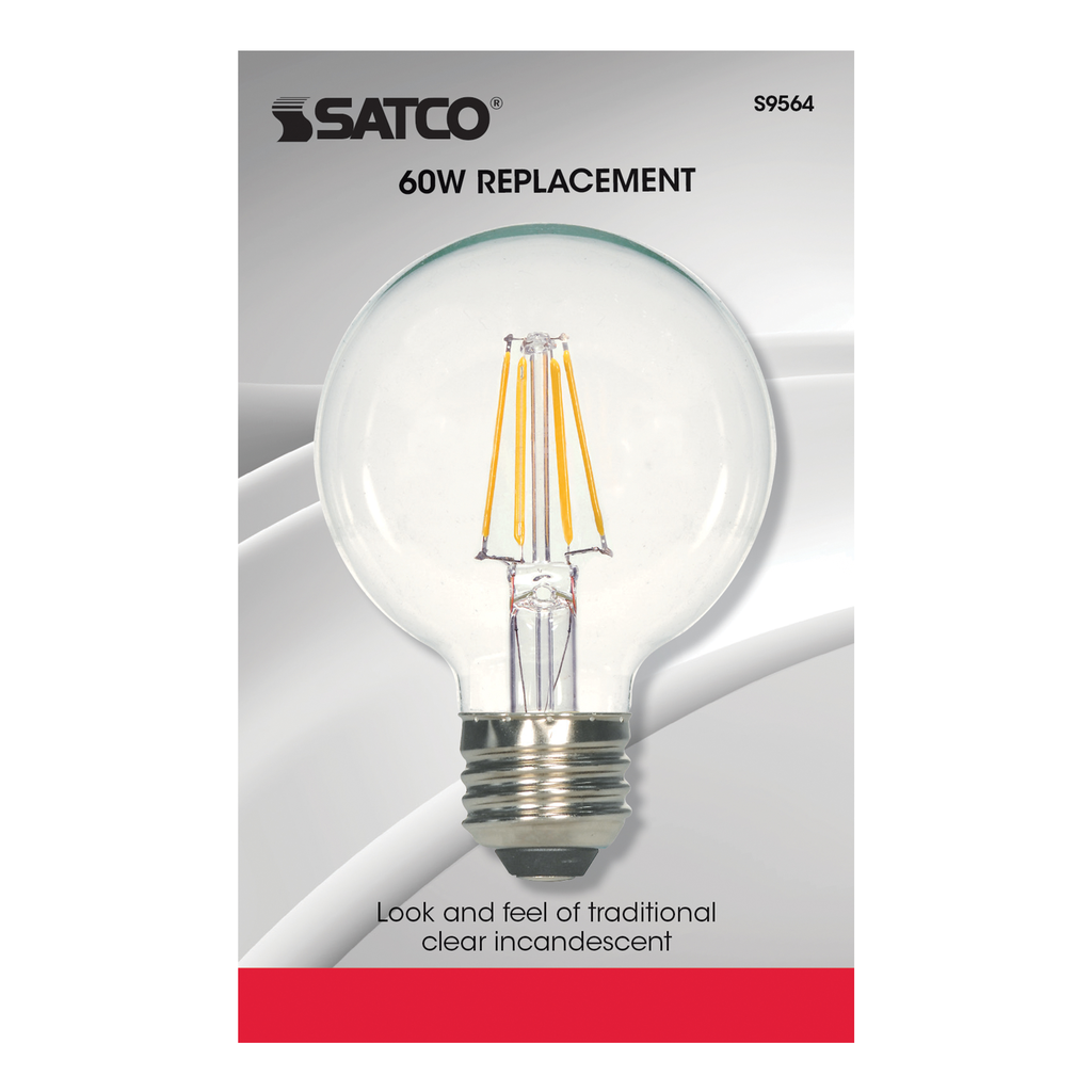 SATCO-NUVO Satco S9564 G25 LED 7 Watt Clear Medium Base 2700K 810 Lumens