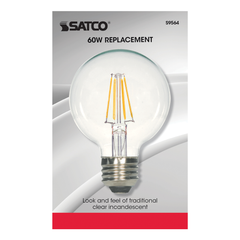 SATCO-NUVO Satco S9564 G25 LED 7 Watt Clear Medium Base 2700K 810 Lumens