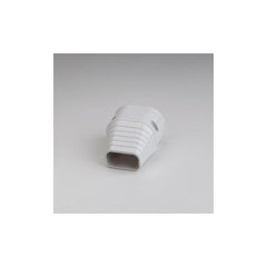 SLIMDUCT Slimduct 86007 2-3/4 x 3/4 in. End Fitting in White
