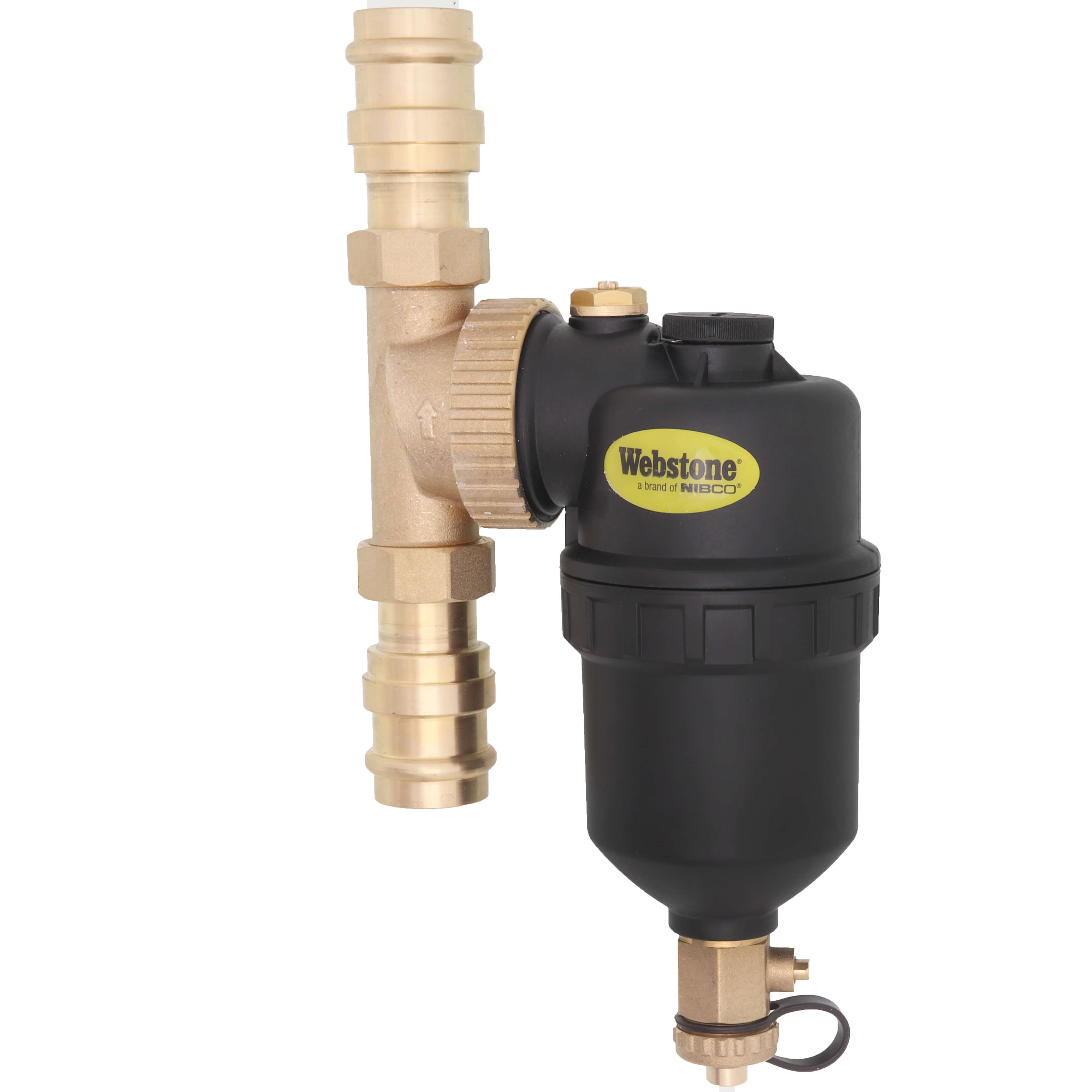 WEBSTONE Webstone H-78704 1 Press Brass Magnetic Boiler Filter