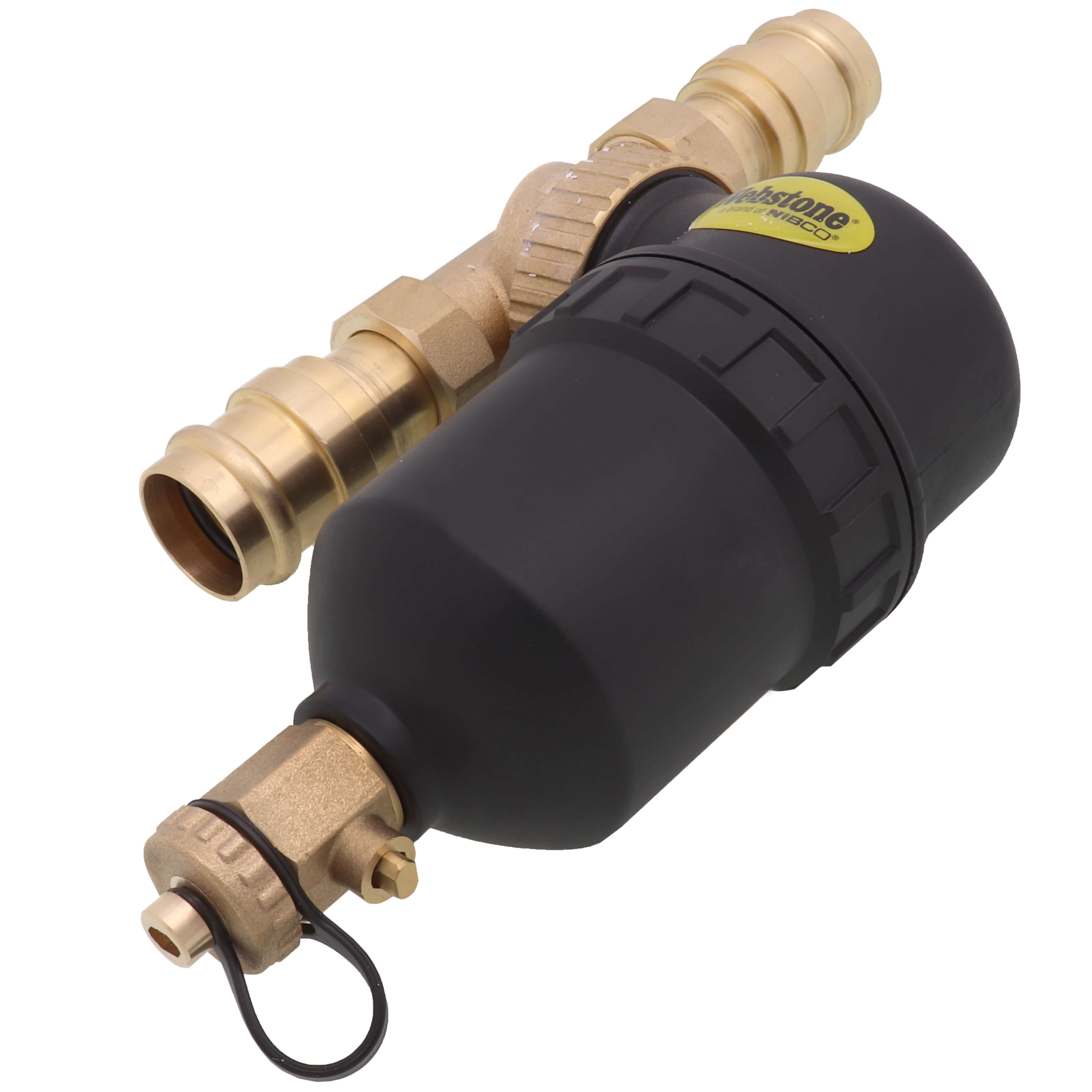 WEBSTONE Webstone H-78704 1 Press Brass Magnetic Boiler Filter