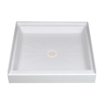 MUSTEE Mustee 3434M Durabase Shower Base 34 in L x 34 in W x 5-1/2 in H