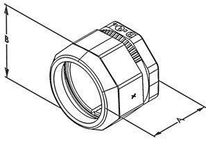 BRIDGEPORT Bridgeport 225-DC Connector, Low Profile Compression, Zinc Die Cast, Size 1/2 Inch