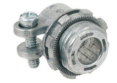 BRIDGEPORT Bridgeport 403-DC2 Connector, Squeeze, Zinc Die Cast, Trade Size 3/8 Inch