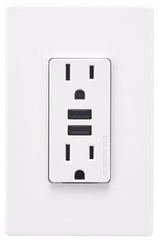 EATON Eaton TR7765W-BOX Combination USB Charger 15A 125V