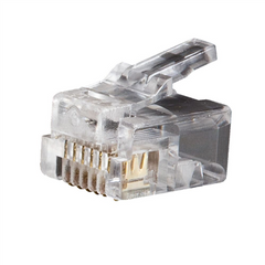 KLEIN TOOLS Klein VDV826-600 Modular Telephone Plugs RJ11 6P6C 25-Pack