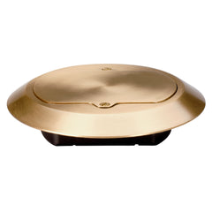 LEGRAND Legrand TM1542TRCF Pass & Seymour 6.5 Inch Brass Round Floor Box Cover