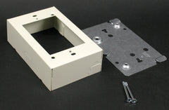 LEGRAND Legrand 5741WH Wiremold 4-5/8 x 2-13/16 x 1-3/8 Switch and Receptacle Box