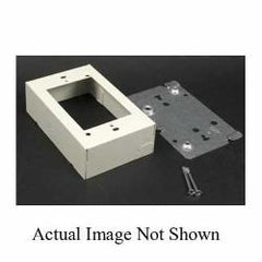 LEGRAND Legrand 5741WH Wiremold 4-5/8 x 2-13/16 x 1-3/8 Switch and Receptacle Box