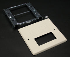LEGRAND Legrand V4047RF Wiremold V4047RF 4-3/4 x 5-1/8 Multiple Channel Raceway 2-Gang Cover Rectangular Opening