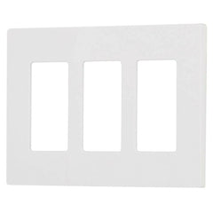 LUTRON Lutron SC-3-SL Claro Wallplate Satin Finish Three-gang in slate