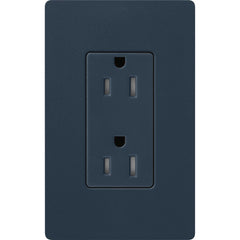 LUTRON Lutron SCRS-15-TR-DE Claro Tamper-Resistant Duplex Receptacle 15 Amp Deep Sea