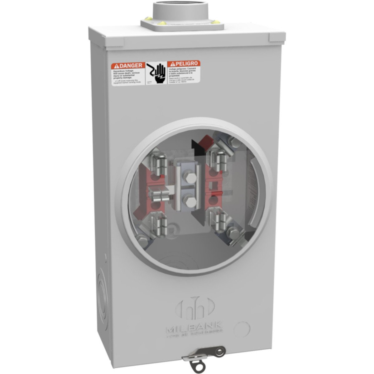 MILBANK Milbank U8729-DL-KK-BLG 5 Term Ringless 2 Inch Hub Horn Bypass 7-8 Inch Barrel Lock Ground with Bracket Provision