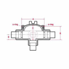 ROBROY INDUSTRIES Robroy Industries PRGUAB26 Plasti-Bond Conduit Outlet Box 3/4 Inch
