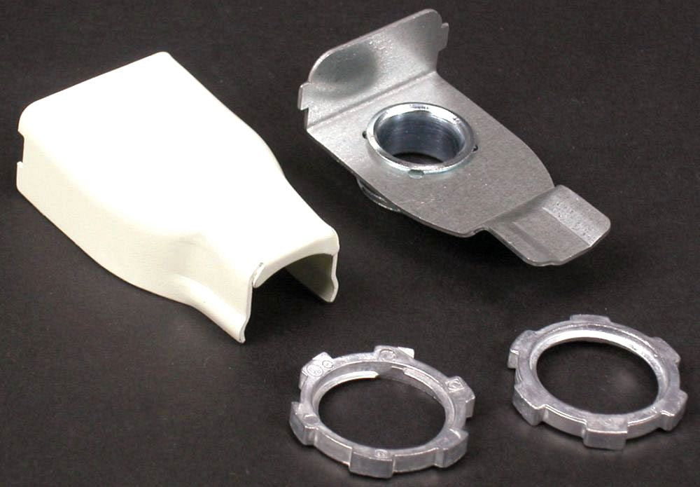 LEGRAND Wiremold V5783 Steel Elbow Box Connector Ivory