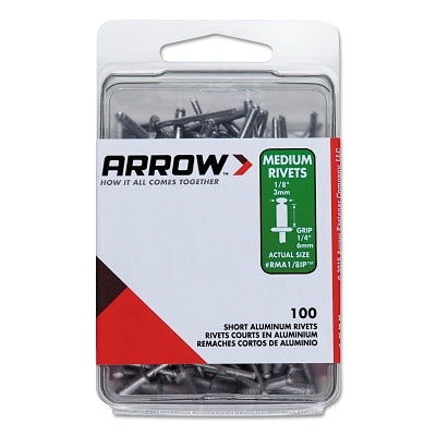 ARROW FASTENER RMA1/8IP SCREWS, NUTS, & WASHERS
