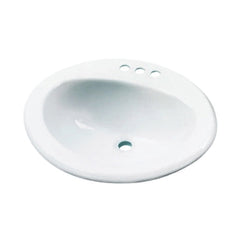 GERBER Gerber 12-844-00 Luxoval Vitreous China Self-Rimming Bathroom Sink