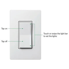 LUTRON Lutron STCL-153PH-BL Sunnata Touch Dimmer with LED+ Technology Black